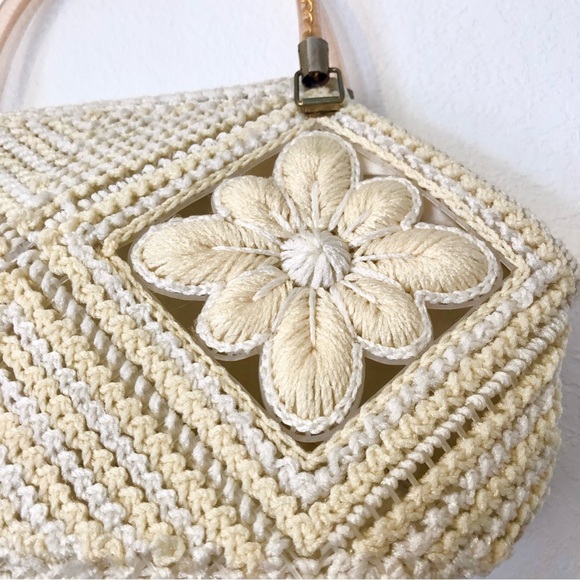 Vintage 1970’s Macrame Handbag - Picture 4 of 16